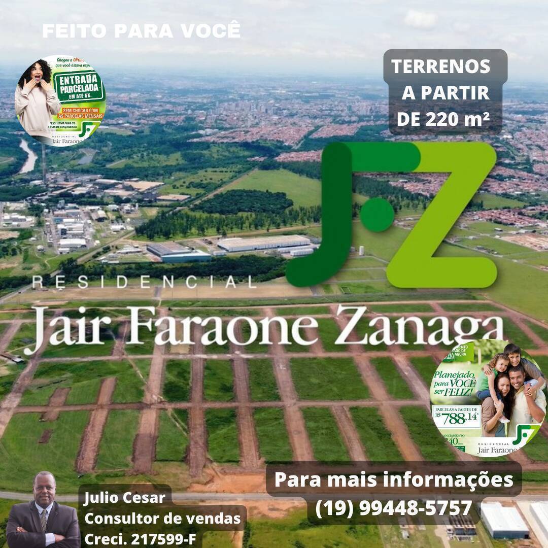 Loteamento Jair Faraone Zanaga, Lotes a venda em Americana S